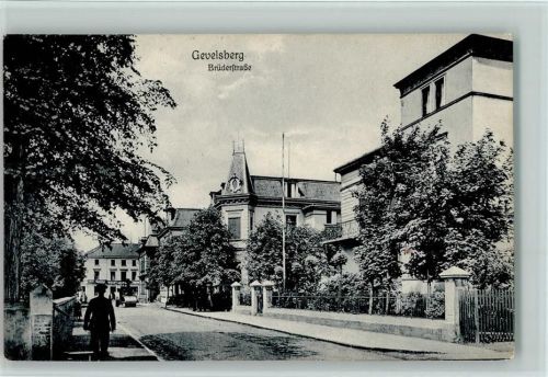 Gevelsberg 1909 Brüderstraße, Dampfwalze AK