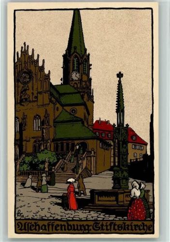 Aschaffenburg Stiftskirche sign