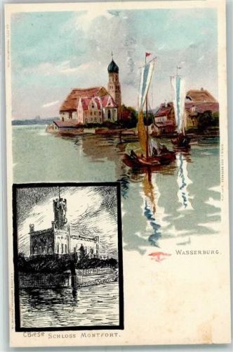 Wasserburg Schloss Montfort sign C. Biese