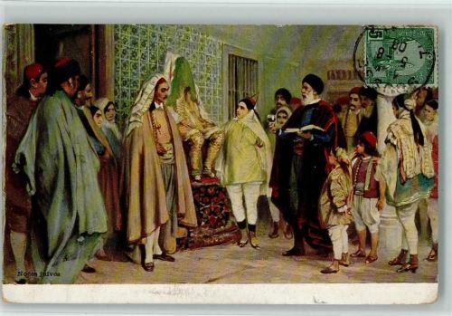 1908 Noces juives - Zeremonie - Volksytypen AK