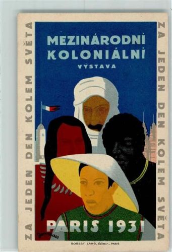 Paris Mezinarodni Kolonialni Vystava Paris 1931 Plakative Kunst