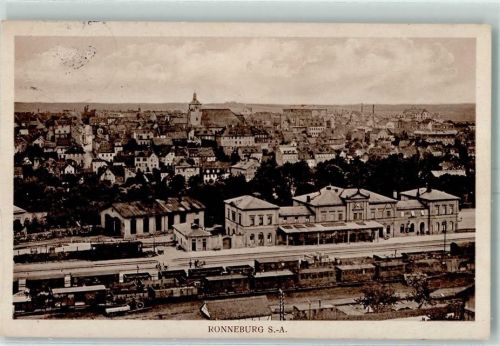 Ronneburg 1915 Bahnhof