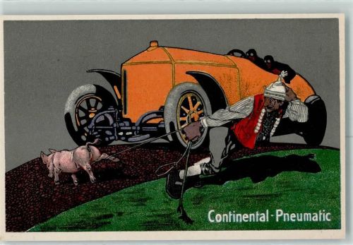 1917 Humor Schwein AK