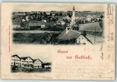 Buchbach 1898 Kirche St. Jakob