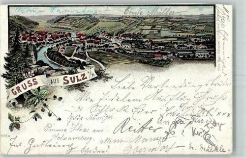Sulz 1898 Lithographie