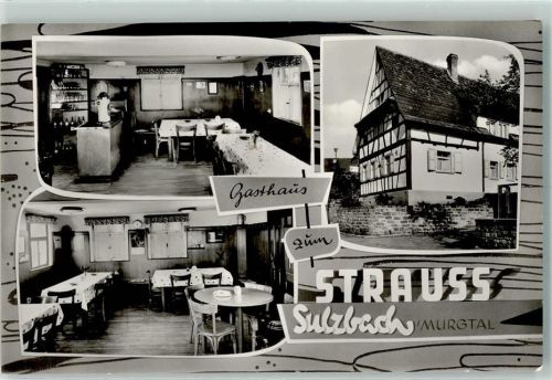 Sulzbach Gasthaus zum Strauss