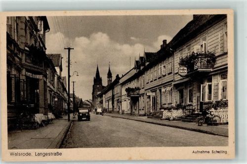 Walsrode Langestraße Oldtimer Fahrrad Hotel Cafe Gohde