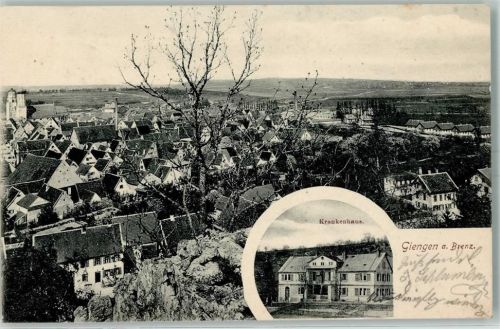 Giengen 1905 Krankenhaus