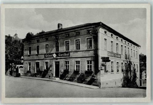 Remptendorf Gasthaus Grimm Emailleschilder Briefkasten