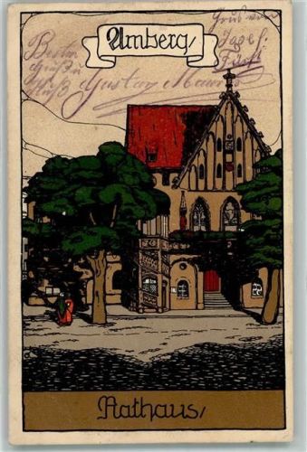Amberg 1917 Rathaus