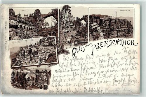 Prebischthor 1897 Hotel Felsen Ottmar Zieher