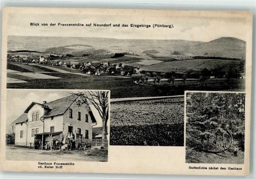Neundorf Gasthaus Franzenshöhe gen. Kalter Muff Harfenfichte