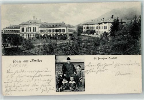 Rheinfelden 1904 St. Josephs Anstalt Gruss Kinder Herthen