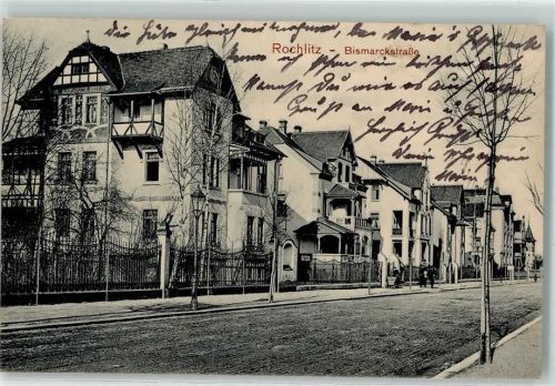 Rochlitz 1912 Bismarckstraße Villen