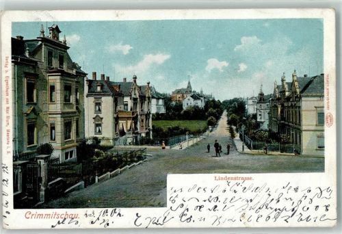 Crimmitschau 1902 Lindenstraße Kinder