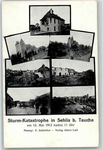 04425 O7101 Sehlis - Sturm-Katastrophe 12. Mai 1912 Trümmer