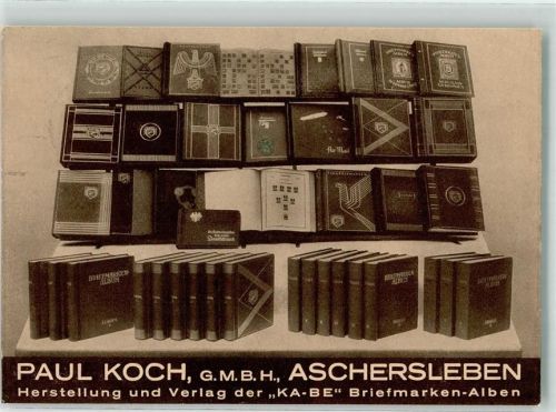 Aschersleben Ansichtskarte Briefmarken-Alben Koch GmbH