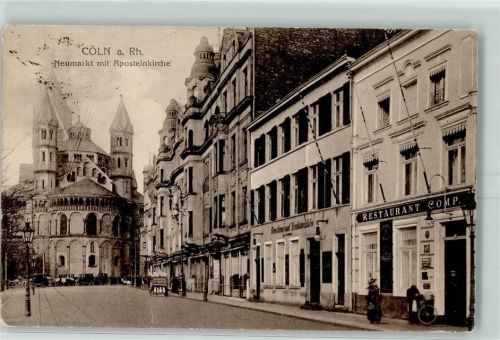 Köln Altstadt-Süd 101 Neumarkt mit Apostelnkirche