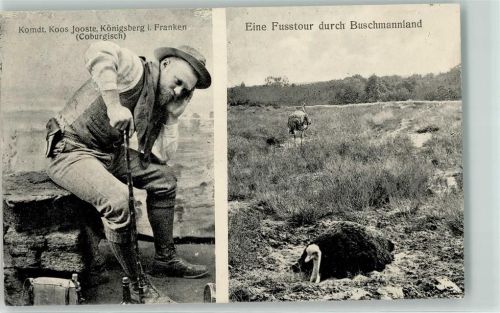 Komdt. Jooste - Fusstour durchs buschland , Strauß