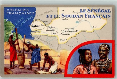 Dakar Colonies Francaises Volkstypen