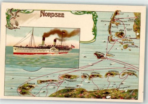 27498 W2192 Helgoland - Nordsee-Inseln Dampfer