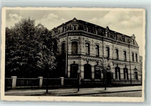 Wolfen Gasthaus Deutsches Haus Ort durch handschriftlich