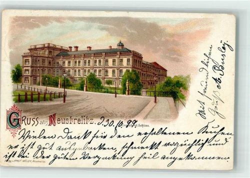 Neustrelitz 1899 Grossherzogl. Schloß