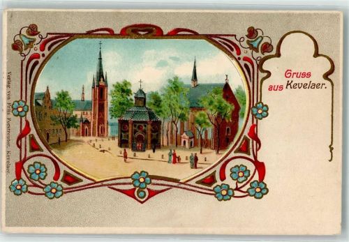 Kevelaer 1906 Kapellen-Platz Gnadenkapelle Basilika
