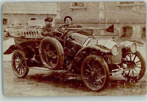 Trossingen Oldtimer-Cabrio Rechtslenker Standarte Ort lt. Stempel