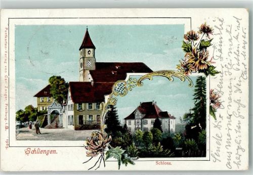 Schliengen 1902 Schloss