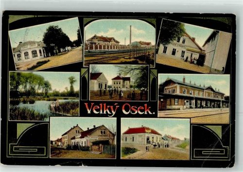Kolin 1915 Velky Osek Bahnhof