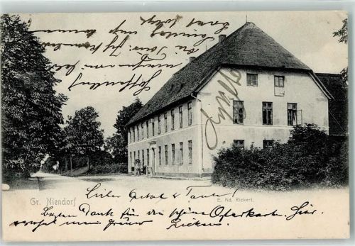 Groß Niendorf 1906 Wohnhaus