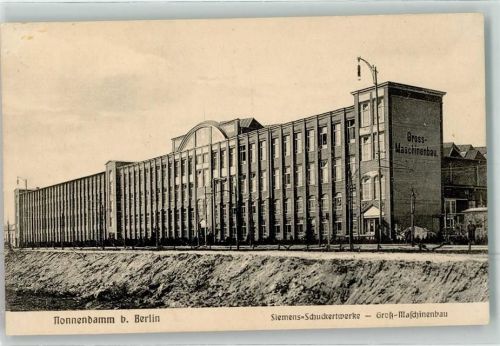 Siemensstadt Siemens Schuckertwerke Groß Maschinenbau Nonnendamm