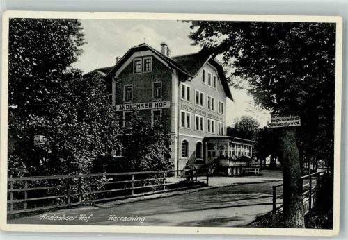 Herrsching Gasthaus Andechser Hof Hüttenstempel