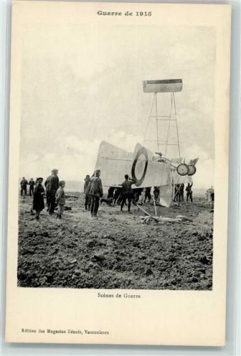 Guerre 1915 Flugzeugabsturz AK