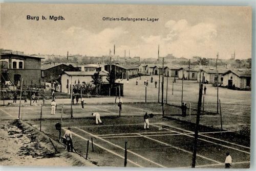 Burg Offiziers-Gefangenenlager Tennisplatz