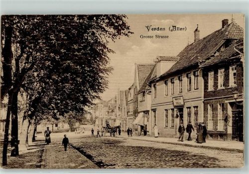 Verden 1913 Große Straße