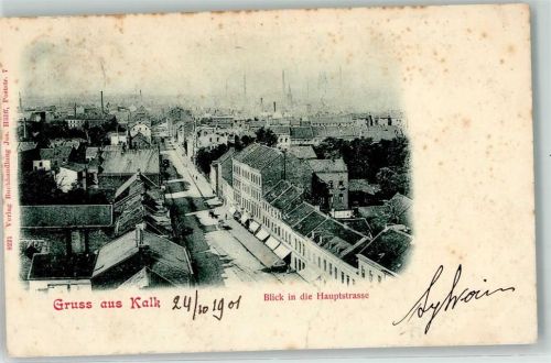 50667 W5000 Köln Kalk 802 1901 - 'Blick in die Hauptstraße
