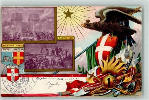1903 Reggimento Perugia 1860 Gaeta 1861 Patriotik Regiment