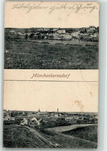 07589 O6515 Münchenbernsdorf 1915 - Fabrik Kirche