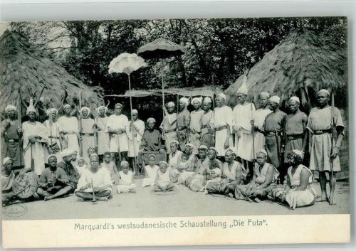 Marqaurdts westsudanesische Völkerschau Die Futa Volkstypen