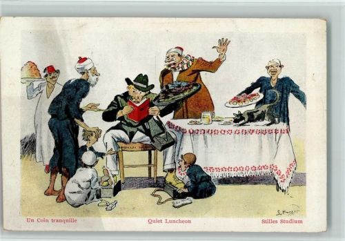 1919 Serie Cairo Humor - Stilles Studium - Schuhputzer