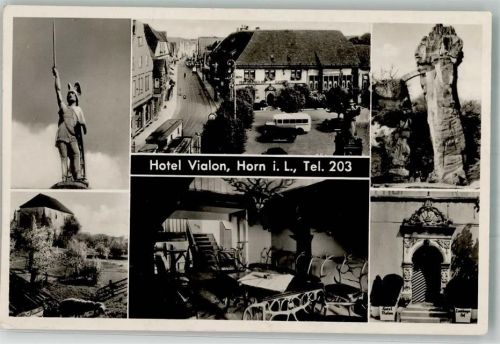 Horn-Bad Meinberg Hotel Vialon Straßenbahn Omnibus Hermanns Denkmal