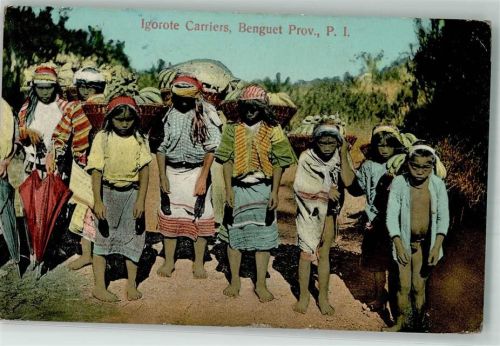 Manila 1912 Tracht Igorete Carries Benguet