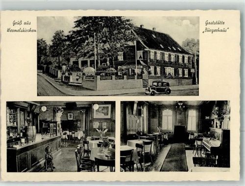 Wermelskirchen Gasthaus Bürgerhaus Gaststube Tresen Klavier Bulldogge