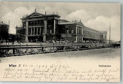 Wien 1902 Süd- Bahnhof