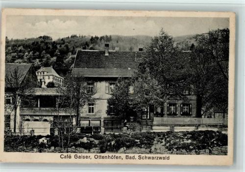 Ottenhöfen 1926 Cafe Gaiser, AK