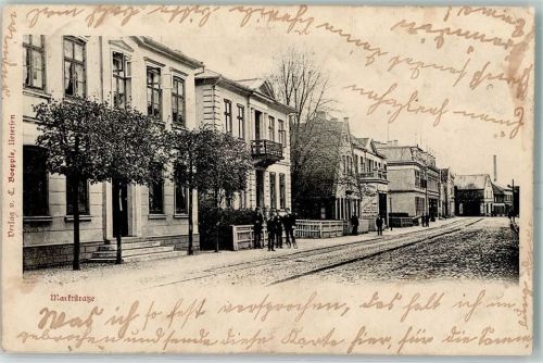 Uetersen 1901 Marktstraße Ort lt. Stempel