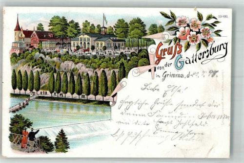 Grimma 1899 Gasthaus Gattersburg