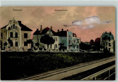 Detmold 1909 Woldemarstraße